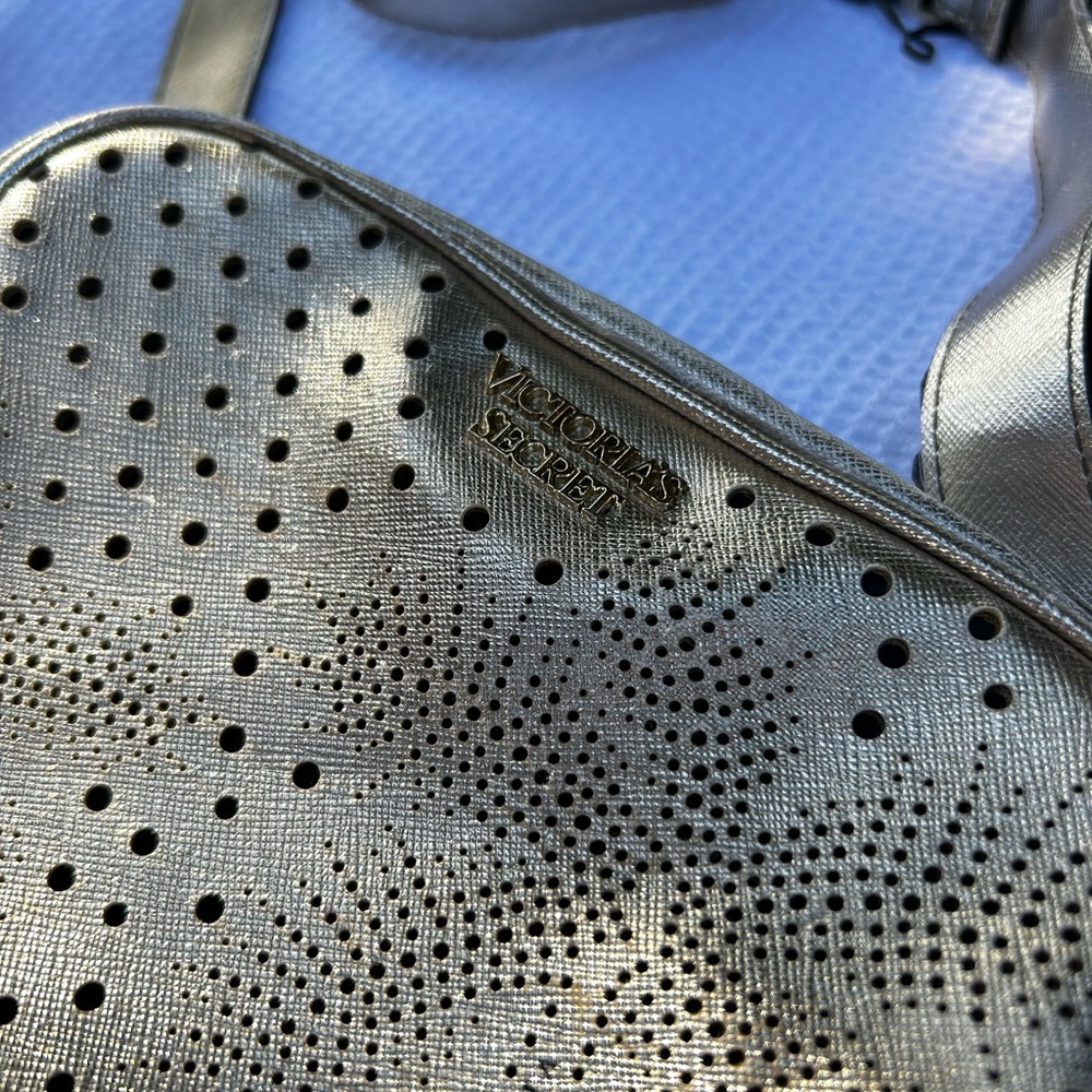 Victoria's Secret Gold Mini Bag with Textured Design